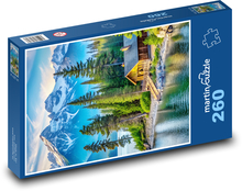 Dům u jezera Puzzle 260 dílků - 41 x 28,7 cm