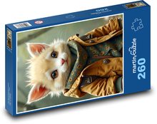 Kočka v přírodě Puzzle 260 dílků - 41 x 28,7 cm
