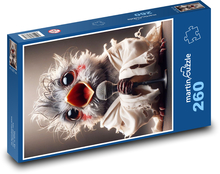 Vták - spevák Puzzle 260 dielikov - 41 x 28,7 cm 