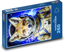 Líška astronautka Puzzle 260 dielikov - 41 x 28,7 cm