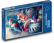 Tukane - Vögel Puzzle 260 Teile - 41 x28,7 cm