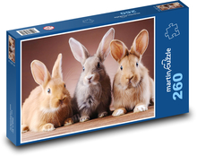 Rabbits Puzzle 260 pieces - 41 x 28.7 cm 
