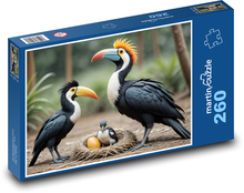 Tukaní rodinka Puzzle 260 - 41x28,7 cm