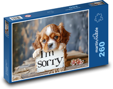 Doggy s ospravedlnením Puzzle 260 dielikov - 41 x 28,7 cm 