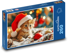 Kätzchen zu Weihnachten Puzzle 260 Teile - 41 x28,7 cm