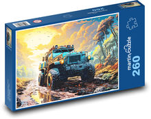 Nákladní auto  Puzzle 260 dílků - 41 x 28,7 cm