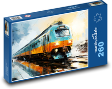 Fantasy train Puzzle 260 pieces - 41 x 28.7 cm 