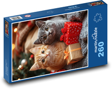 Cats - Christmas Gifts Puzzle 260 pieces - 41 x 28.7 cm 
