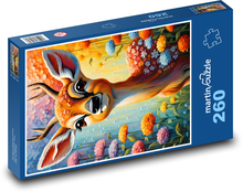 Jeleň srnčí Puzzle 260 dielikov - 41 x 28,7 cm