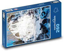 Zamarznięty wodospad Puzzle 260 elementów - 41x28,7 cm