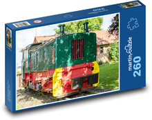 Kolej, lokomotywa Puzzle 260 elementów - 41x28,7 cm