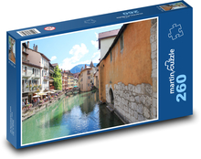 Annecy ve Francii - Benátky Alp Puzzle 260 dílků - 41 x 28,7 cm