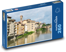 Řeka ve Florencii Puzzle 260 dílků - 41 x 28,7 cm