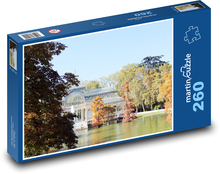 palace in Buen Retiro Park - Madrid, Spain Puzzle 260 pieces - 41 x 28.7 cm 