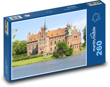 Hrad Egeskov v Dánsku Puzzle 260 dielikov - 41 x 28,7 cm 
