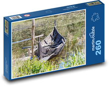 Loď - jezero Puzzle 260 dílků - 41 x 28,7 cm