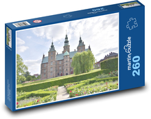 Renesančný zámok Rosenborg, Kodaň - Dánsko Puzzle 260 dielikov - 41 x 28,7 cm 
