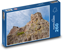 Zrúcanina hradu - Francúzsko Puzzle 260 dielikov - 41 x 28,7 cm 