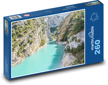 Francie - Grand canyon du Verdon  Puzzle 260 dílků - 41 x 28,7 cm