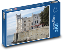 Zamek - Triest, Włochy Puzzle 260 elementów - 41x28,7 cm