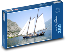 Loď - stráž Puzzle 260 dielikov - 41 x 28,7 cm 