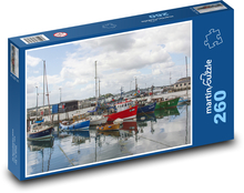 Přístav lodě - Irsko Puzzle 260 dílků - 41 x 28,7 cm