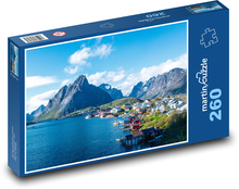 Norwegen - Fjorde Puzzle 260 Teile - 41 x28,7 cm