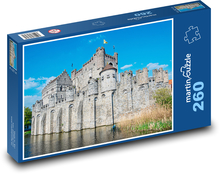 Hrad Gent - Belgie Puzzle 260 - 41x28,7 cm