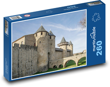 Cité de carcassonne - zamek Puzzle 260 elementów - 41x28,7 cm