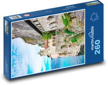 Monastery of Santa Caterina del Sasso Puzzle 260 pieces - 41 x 28.7 cm