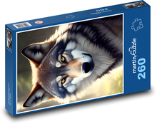 Der Wolf Puzzle 260 Teile - 41 x28,7 cm