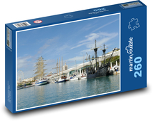 Malaga - Port Puzzle 260 pieces - 41 x 28.7 cm 