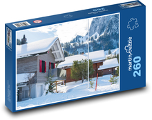 Śnieżna wioska Puzzle 260 elementów - 41x28,7 cm