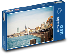 Dusseldorf - river Puzzle 260 pieces - 41 x 28.7 cm 