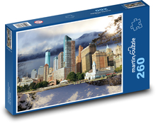 Město - mrakodrapy Puzzle 260 dílků - 41 x 28,7 cm
