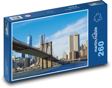 Brooklyn Bridge - Manhattan Puzzle 260 Teile - 41 x28,7 cm