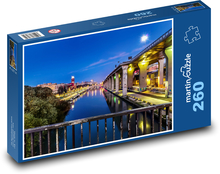 Rzeka - oświetlenie nocne Puzzle 260 elementów - 41x28,7 cm