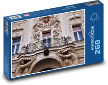 Česká republika - starý dom Puzzle 260 dielikov - 41 x 28,7 cm 