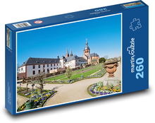 Klášterní zahrada - Německo Puzzle 260 dílků - 41 x 28,7 cm