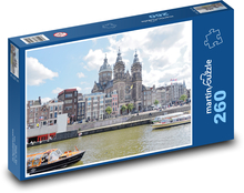 Bazylika św. Mikołaja w Amsterdamie Puzzle 260 elementów - 41x28,7 cm