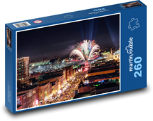 Nashville - Tennesse, ohňostroj Puzzle 260 dielikov - 41 x 28,7 cm 