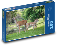 Deer in the park Puzzle 260 pieces - 41 x 28.7 cm