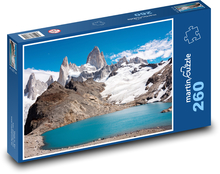 Chile - Fitzroy národní park Puzzle 260 dílků - 41 x 28,7 cm