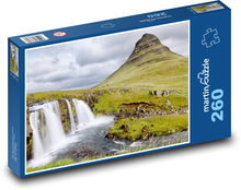 Kirkjufell - a mountain in Iceland Puzzle 260 pieces - 41 x 28.7 cm