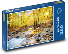 Podzimní stromy v lese Puzzle 260 dílků - 41 x 28,7 cm