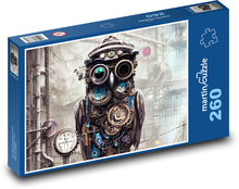 Sowa - robot Puzzle 260 elementów - 41x28,7 cm
