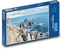 Pobrežie - útes Puzzle 260 dielikov - 41 x 28,7 cm