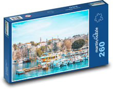 Antalya - lodě Puzzle 260 dílků - 41 x 28,7 cm