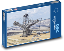 Těžební věž na uhlí Puzzle 260 dílků - 41 x 28,7 cm