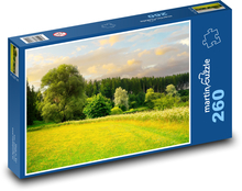 Flower Field by the Forest Puzzle 260 elementów - 41x28,7 cm